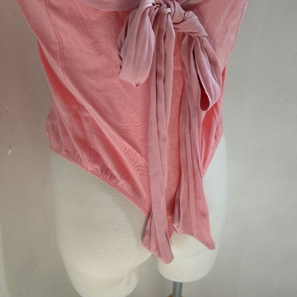 Free People | Pink Halter Bodysuit - Picture 8 of 14